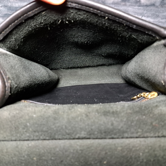 Vintage 80s Coach Murphy black leather crossbody bag mini - Picture 9 of 14